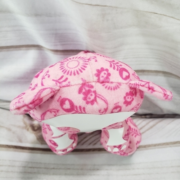 Rare Skelanimals Plush Kit Kat Floral Pattern Stuffed Doll 7 Pink White 7 Inch - Picture 3 of 13